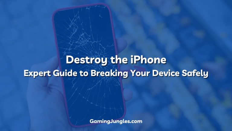 Destroy the iPhone Expert Guide to Breaking Your Device Safely