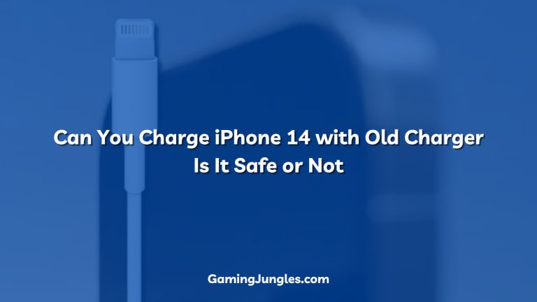 Can You Charge iPhone 14 with Old Charger